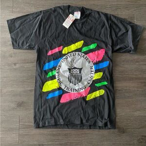 VTG Olympics Shirt Deadstock NWT 80s 90s Medium Splash Training Center DS